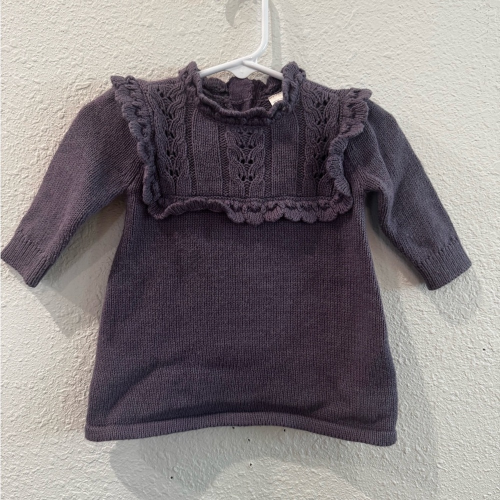 GAP Lavender Knit Baby Dress
